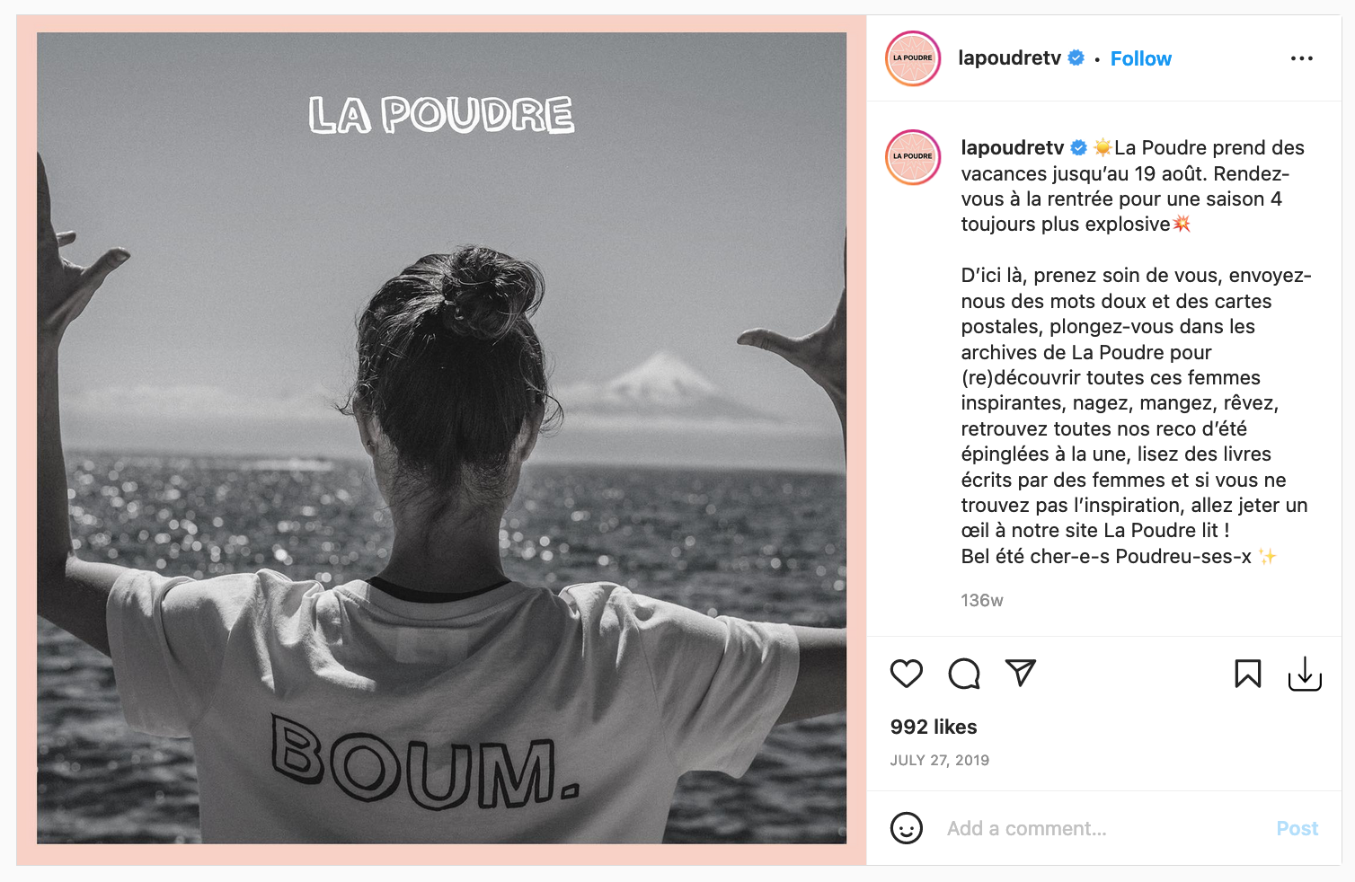 la poudre instagram